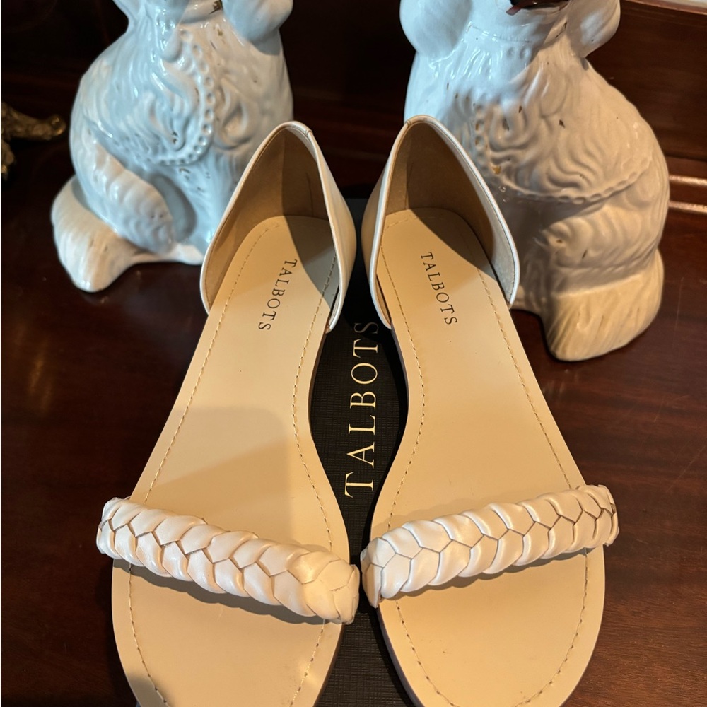 Talbots Women's Cream Sandals